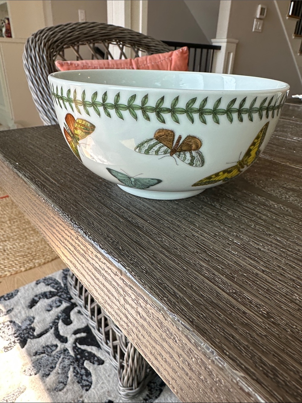Portmerion collectible botanic butterfly bowl excellent 6D